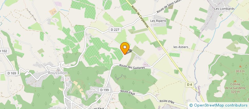 localisation de l'entreprise MONSIEUR LANCELOT GUILLAMOT  ROUSSILLON