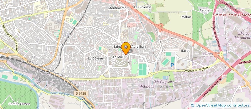 localisation de l'entreprise MONSIEUR LANCELOT JORIS à BEZIERS