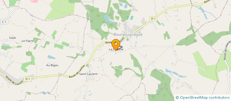 localisation de l'entreprise MONSIEUR LANCELOT LITTLE  BOURGOUGNAGUE