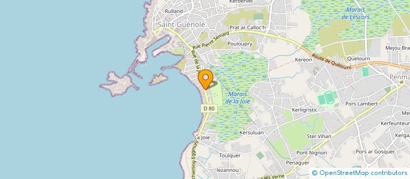 localisation de l'entreprise MONSIEUR LANCELOT MONFORT à PENMARCH