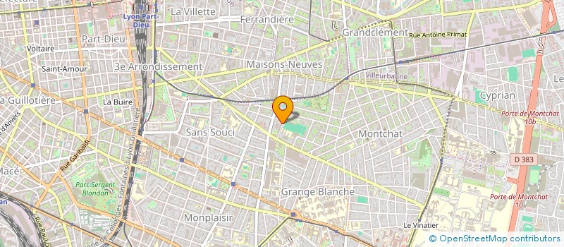 localisation de l'entreprise MONSIEUR LANCELOT MOREAU  LYON