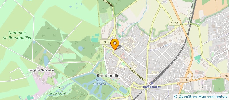 localisation de l'entreprise MONSIEUR LANCELOT SABLON à RAMBOUILLET