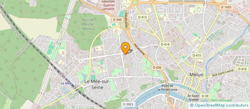 localisation de l'entreprise MONSIEUR LANCEN AITISSIMOUR à LE MEE SUR SEINE