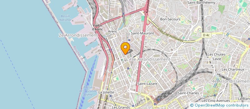 localisation de l'entreprise MONSIEUR LANCEY DIAKITE  MARSEILLE