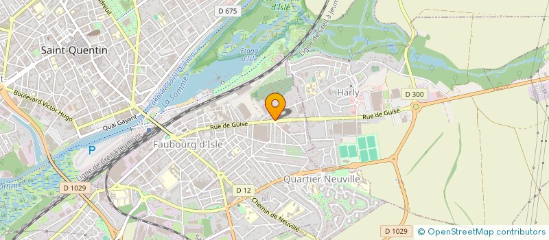 localisation de l'entreprise MONSIEUR LANCINE CAMARA à SAINT-QUENTIN