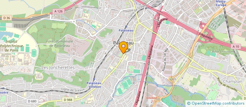 localisation de l'entreprise MONSIEUR LANCINE COULIBALY à PALAISEAU