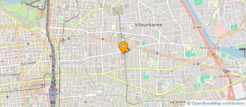 localisation de l'entreprise MONSIEUR LANCINE KONATE  VILLEURBANNE