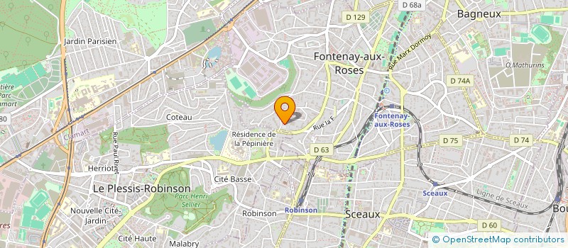 localisation de l'entreprise MONSIEUR LANCINE SOUMAHORO à FONTENAY-AUX-ROSES