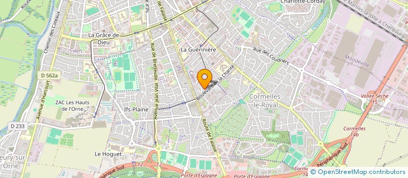 localisation de l'entreprise MONSIEUR LANCINET BERETE à CAEN
