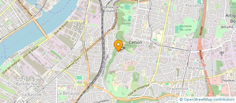 localisation de l'entreprise MONSIEUR LANCINET KEITA  CENON