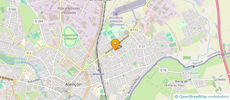 localisation de l'entreprise MONSIEUR LANCINET KONATE à ALENCON
