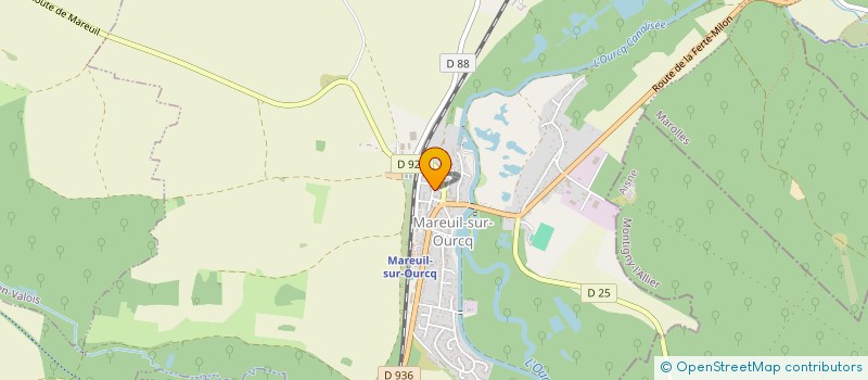 localisation de l'entreprise MONSIEUR LANDELIN MOLINI  MAREUIL-SUR-OURCQ