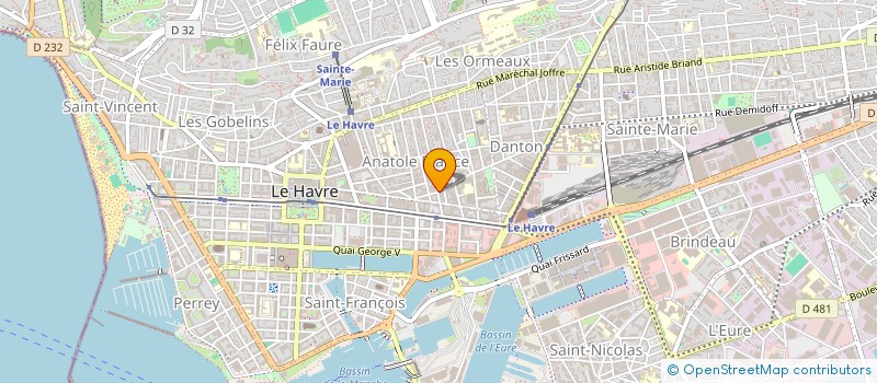 localisation de l'entreprise MONSIEUR LANDING BADJI  LE HAVRE