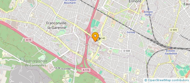 localisation de l'entreprise MONSIEUR LANDING DIEDHIOU à ERMONT