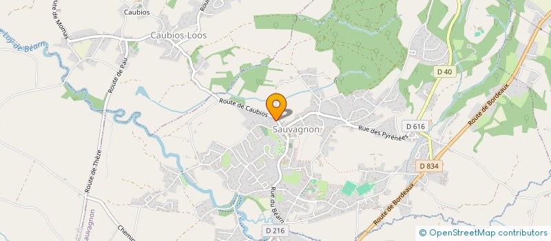 localisation de l'entreprise MONSIEUR LANDING SANE  MOMAS