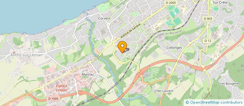 localisation de l'entreprise MONSIEUR LANDRY BRAND à THONON-LES-BAINS
