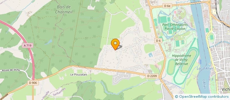 localisation de l'entreprise MONSIEUR LANDRY CAZE à BELLERIVE-SUR-ALLIER