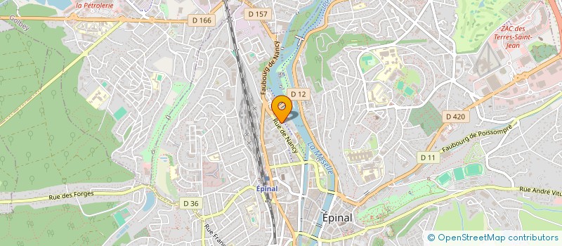 localisation de l'entreprise MONSIEUR LANDRY CHASSARD à EPINAL