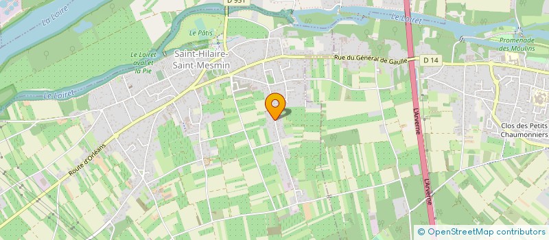 localisation de l'entreprise MONSIEUR LANDRY COULARD  SAINT-HILAIRE-SAINT-MESMIN