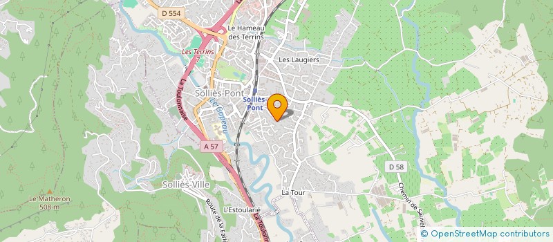 localisation de l'entreprise MONSIEUR LANDRY CROCHEMORE  SOLLIES-PONT