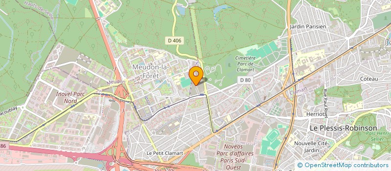 localisation de l'entreprise MONSIEUR LANDRY DIAFUTUA  CLAMART