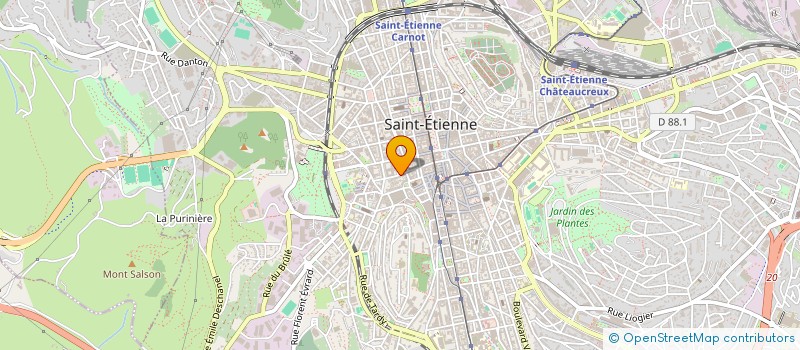 localisation de l'entreprise MONSIEUR LANDRY DIANKULU LANDA  SAINT-ETIENNE