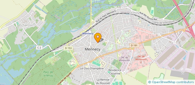 localisation de l'entreprise MONSIEUR LANDRY DICK à MENNECY