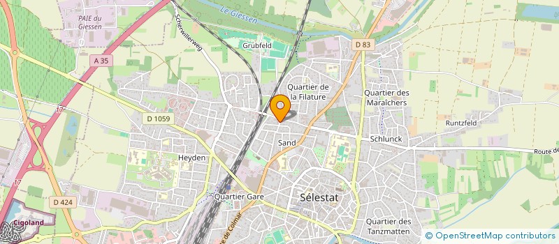 localisation de l'entreprise MONSIEUR LANDRY ERTLE  SELESTAT