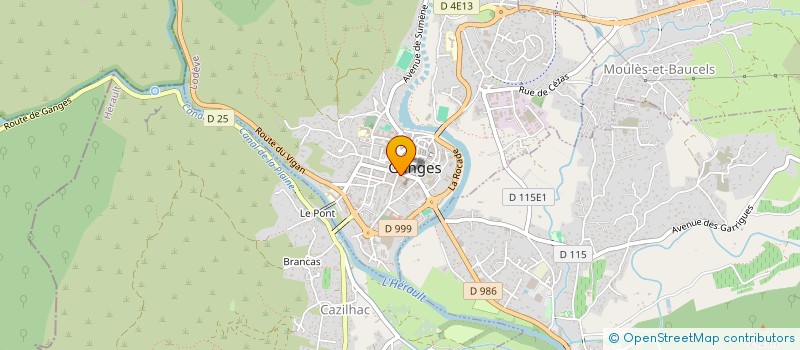 localisation de l'entreprise MONSIEUR LANDRY EVEE  GANGES