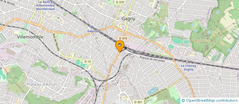 localisation de l'entreprise MONSIEUR LANDRY KEEDI A KIDJOK  GAGNY