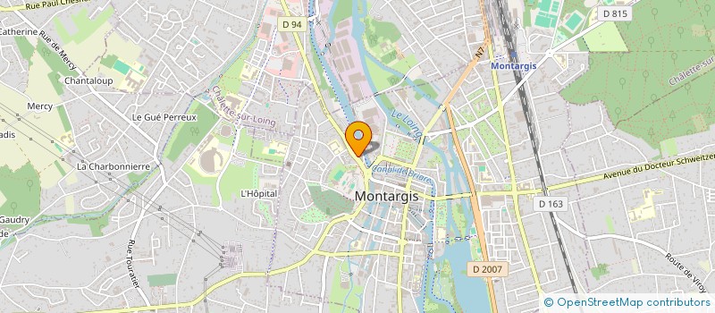 localisation de l'entreprise MONSIEUR LANDRY KOUMBA KOUMBA à MONTARGIS
