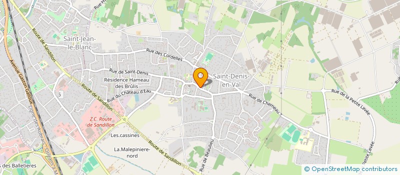 localisation de l'entreprise MONSIEUR LANDRY LAIGNEAU  SAINT-DENIS-EN-VAL