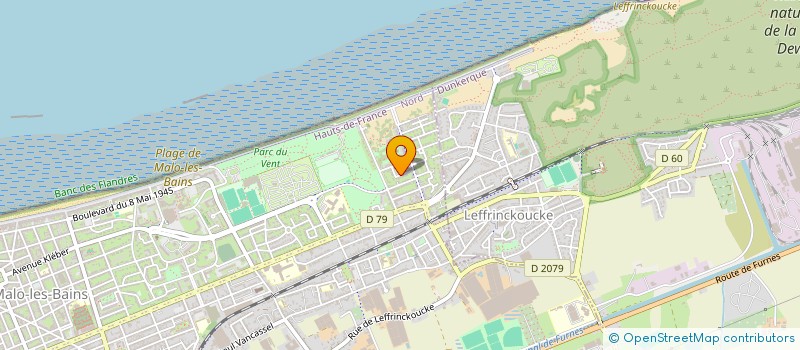 localisation de l'entreprise MONSIEUR LANDRY LAMIE à DUNKERQUE