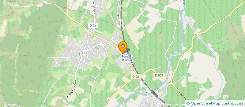 localisation de l'entreprise MONSIEUR LANDRY LANDRAGIN  FONS