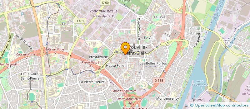 localisation de l'entreprise MONSIEUR LANDRY LEFORT  HEROUVILLE-SAINT-CLAIR