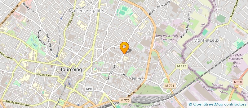 localisation de l'entreprise MONSIEUR LANDRY LISHARI  TOURCOING