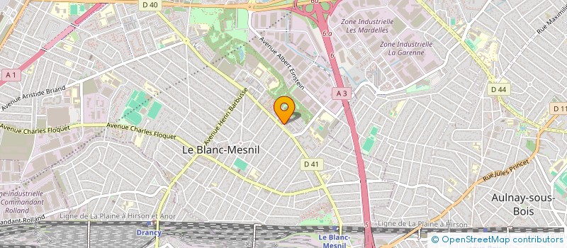localisation de l'entreprise MONSIEUR LANDRY MACKAYA à LE BLANC-MESNIL