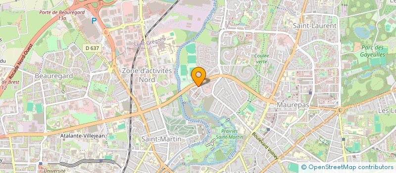 localisation de l'entreprise MONSIEUR LANDRY MAHI  RENNES