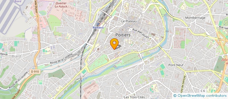 localisation de l'entreprise MONSIEUR LANDRY MASSE  POITIERS