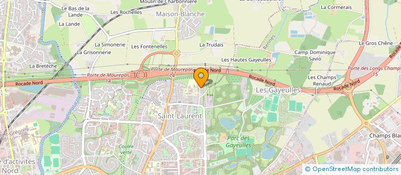 localisation de l'entreprise MONSIEUR LANDRY NDJEBOM  RENNES