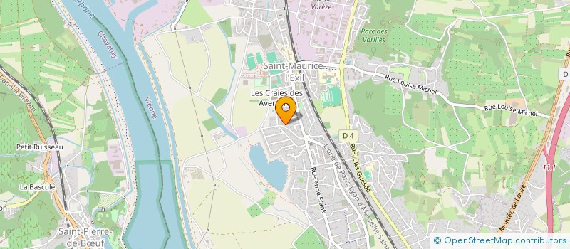 localisation de l'entreprise MONSIEUR LANDRY NGBASSE LEKOUNDA  SAINT-MAURICE-L'EXIL