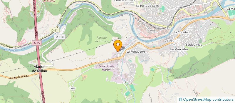 localisation de l'entreprise MONSIEUR LANDRY PONS à LA ROQUE-SAINTE-MARGUERITE