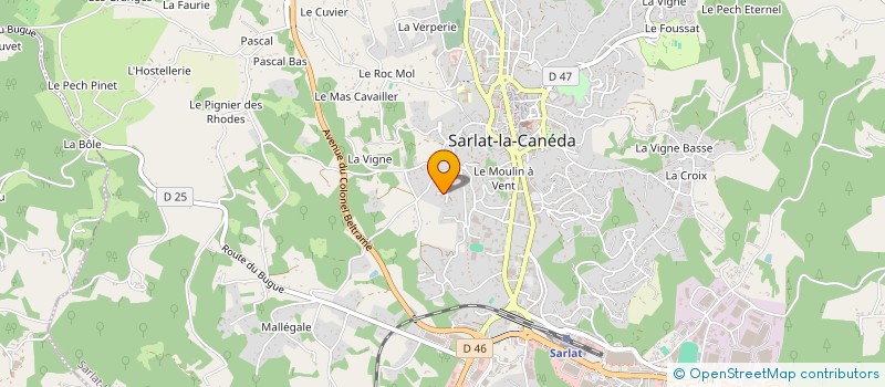 localisation de l'entreprise MONSIEUR LANDRY POSTIAUX à SARLAT-LA-CANEDA