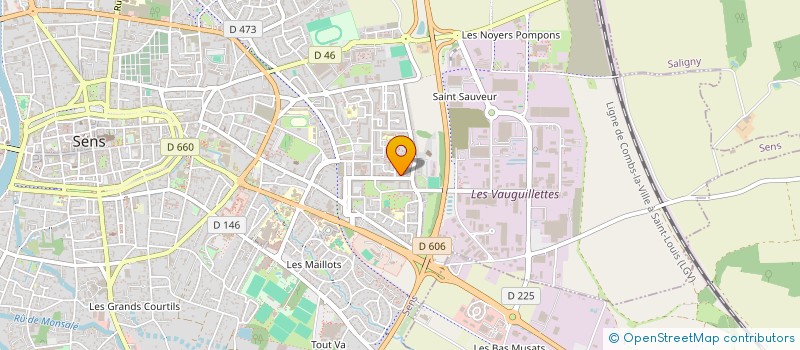 localisation de l'entreprise MONSIEUR LANDRY SONHON  SENS