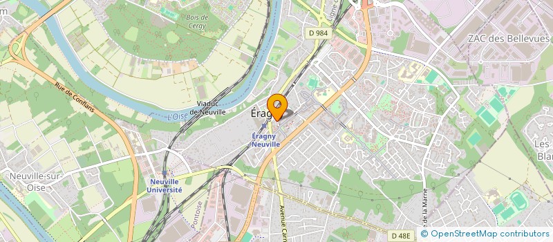 localisation de l'entreprise MONSIEUR LANDRY TIENTCHEU  ERAGNY