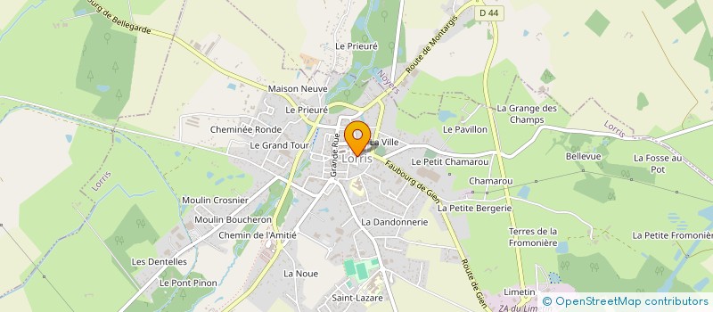 localisation de l'entreprise MONSIEUR LANDRY VEZZETTI à LORRIS