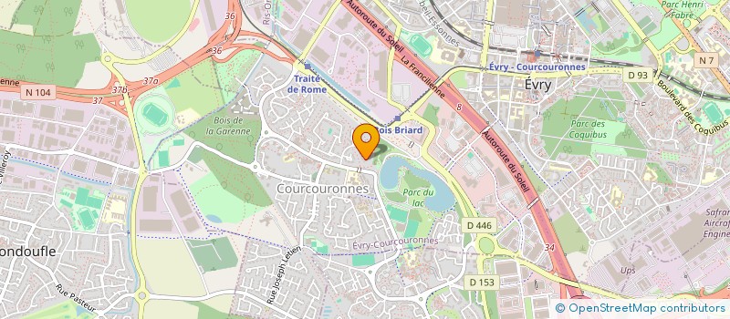 localisation de l'entreprise MONSIEUR LANDRY VOKO  EVRY-COURCOURONNES