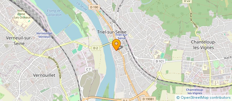 localisation de l'entreprise MONSIEUR LANDRY ZANIN  TRIEL-SUR-SEINE