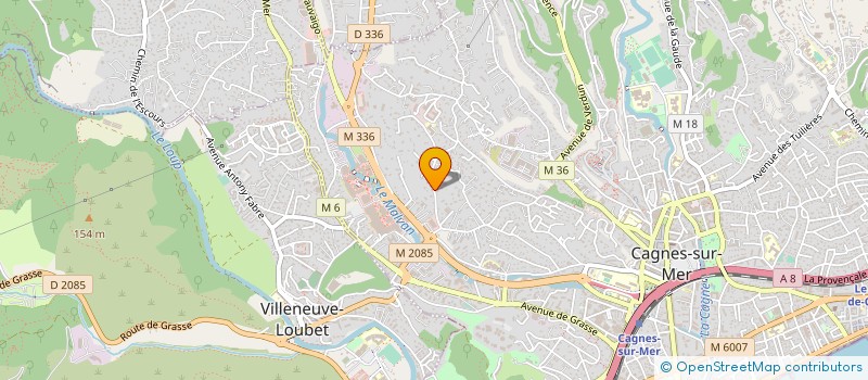 localisation de l'entreprise MONSIEUR LANDY DEBARD à CAGNES-SUR-MER