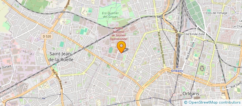 localisation de l'entreprise MONSIEUR LANFIA SIDIBE  ORLEANS